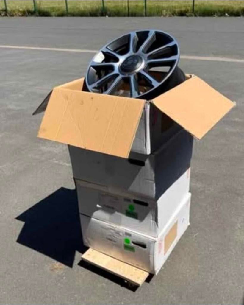 Originele velgen Abarth, Auto-onderdelen, Banden en Velgen, Ophalen, Gebruikt, 17 inch, 205 mm