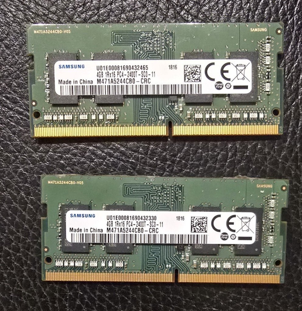 DDR4 SODIMM Laptop Samsung 2400Mhz 2x4GB Etat Neuf, DDR4, 8 GB, Nieuw, Ophalen of Verzenden
