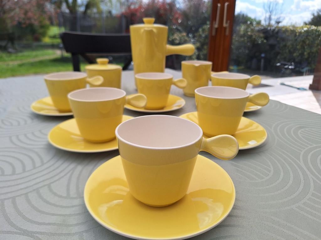 Prachtig vintage koffie- en theeservies van Boch Expo 58?, Antiek en Kunst