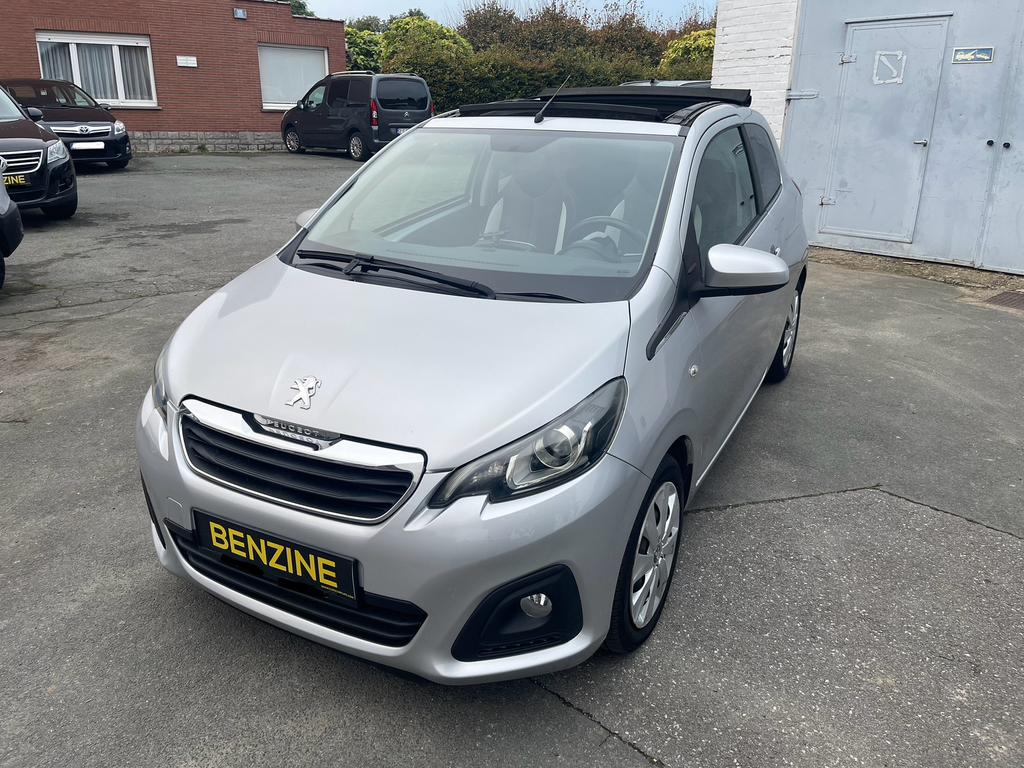 Peugeot 108 1.2i Cabrio Navi/Cruise/Garantie, Autos, Peugeot, Argent ou Gris, Achat, Euro 6, Entreprise