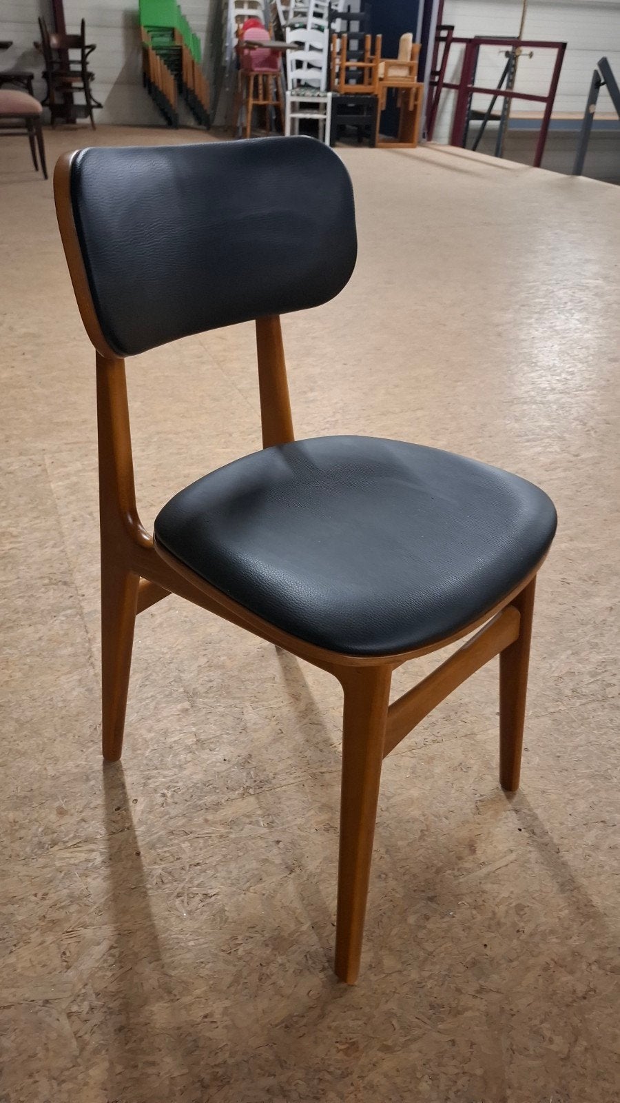 4 dex deens design NIEUWE restpartij horeca trendy stoelen, Zwart, Nieuw, Hout, Ophalen of Verzenden