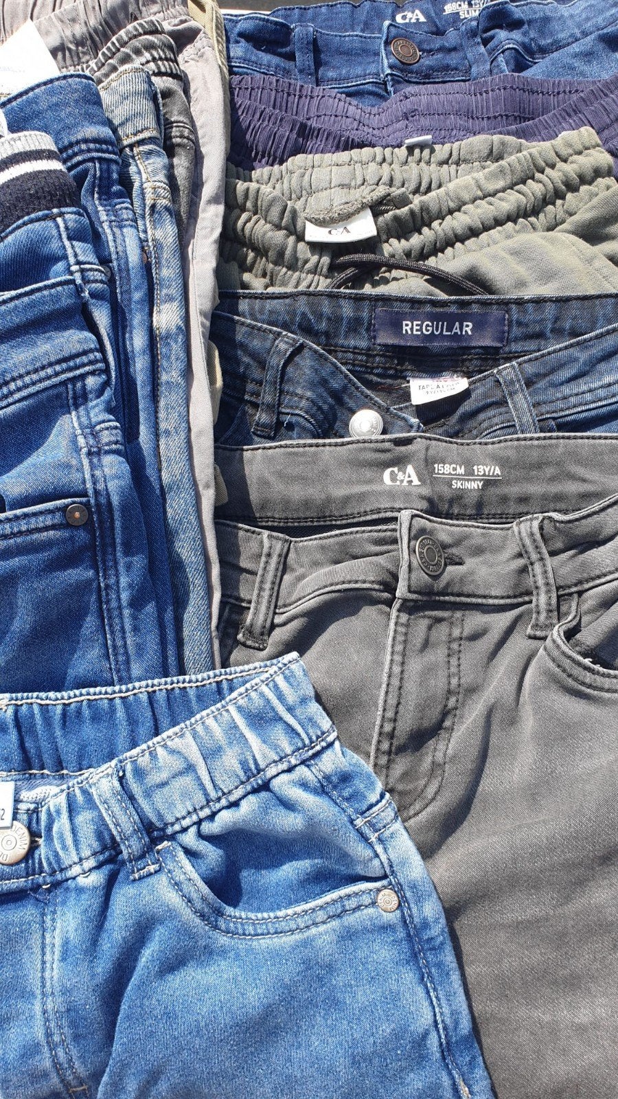 8 JEANS voor jongens van 10 - 11 JAAR, maat 140 cm - 158 cm, Ophalen of Verzenden