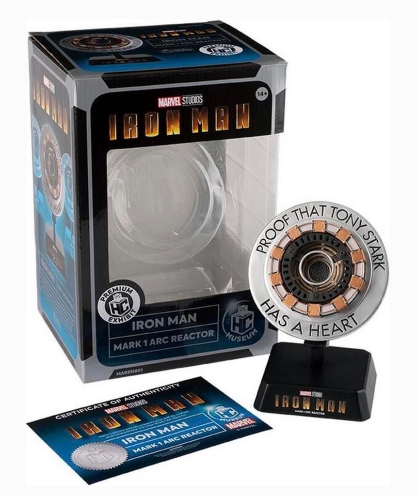 Iron Man - Arc Reactor Replica Marvel Museum Nieuw collector, Ophalen of Verzenden, Nieuw, Beeldje, Replica of Model