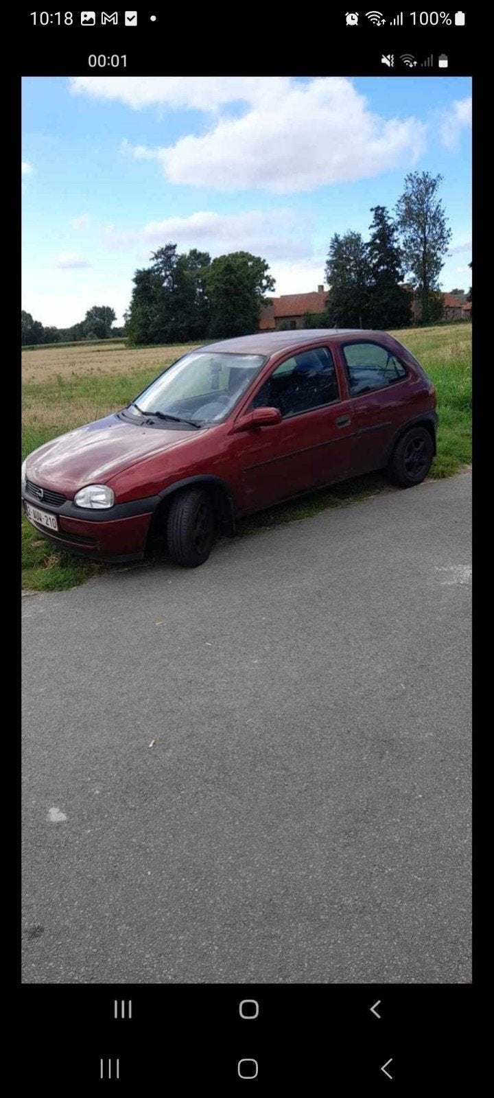opel corsa, Auto's, Zwart, Zwart, Particulier, Corsa