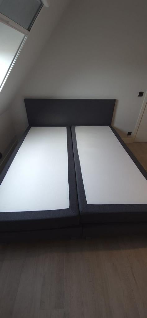 2 persoonsbed, Huis en Inrichting, Ophalen, 210 cm, Tweepersoons, Zo goed als nieuw