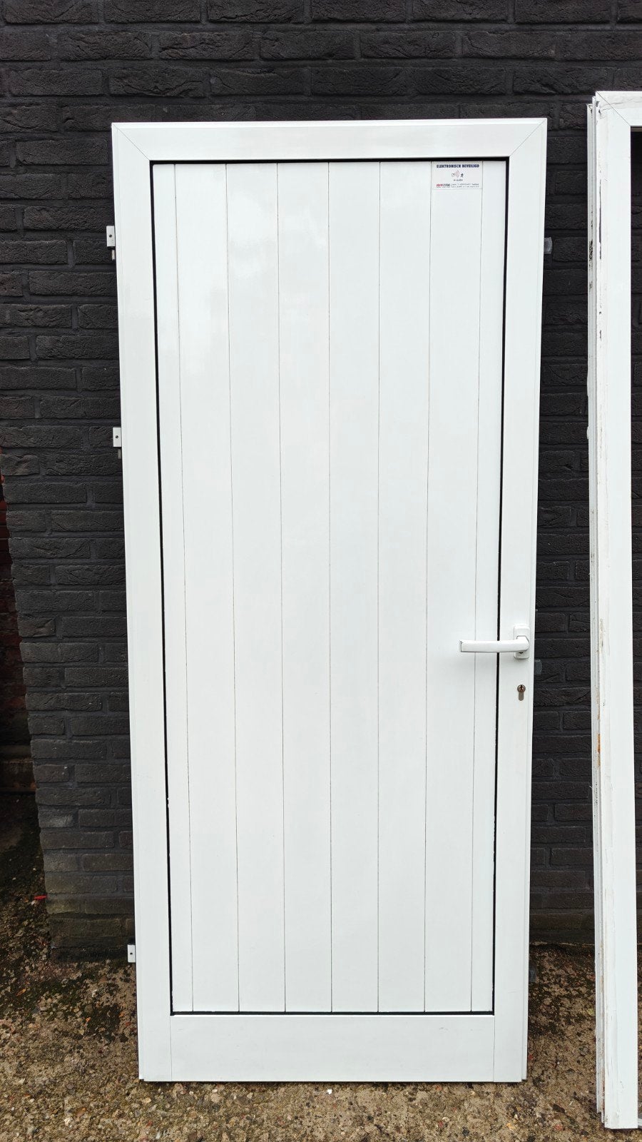 buitendeur - achterdeur, Doe-het-zelf en Bouw, Deuren en Vliegenramen, Ophalen, Gebruikt, 80 tot 100 cm, Minder dan 200 cm