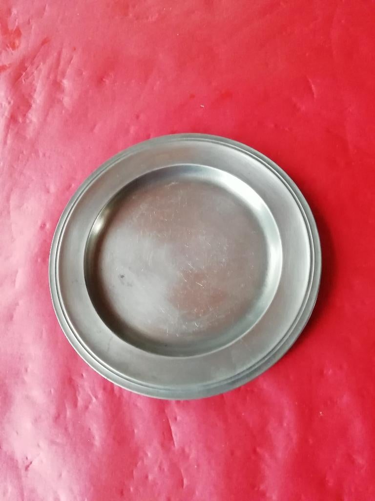 Assiette en étain 94% et 15 cm de diam., Enlèvement ou Envoi