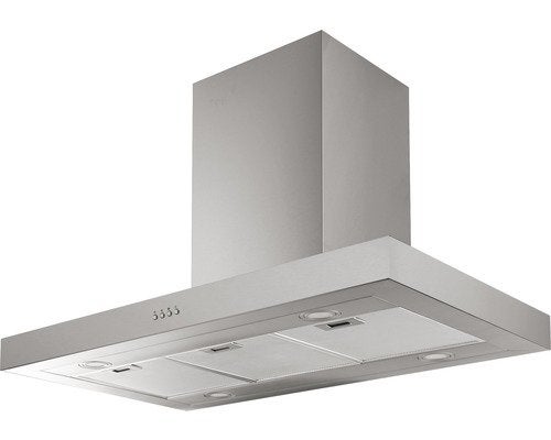 Hotte en ilot en inox (NEUVE), Electroménager, Hottes, Neuf, Autoportant, 400 à 600 m³/h, Recyclage, Enlèvement