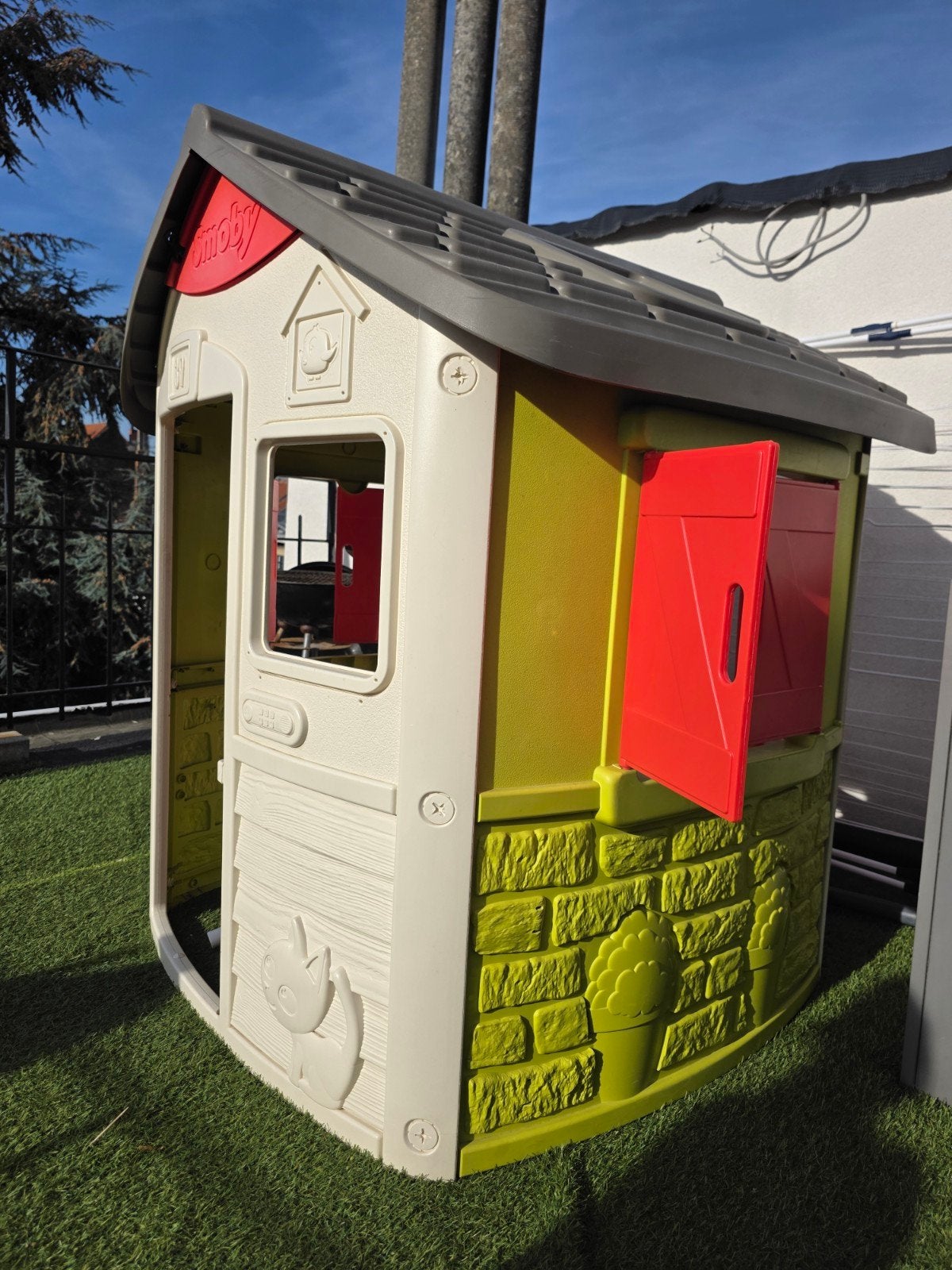 Maisonnette pour enfants Smoby Jura Lodge - Bon état, Enlèvement, Utilisé, Plastique