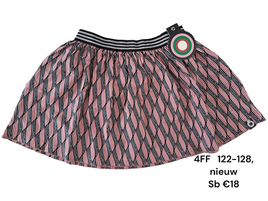 4FF rokken en schort maat 122-128, Ophalen, Meisje, Nieuw, Jurk of Rok