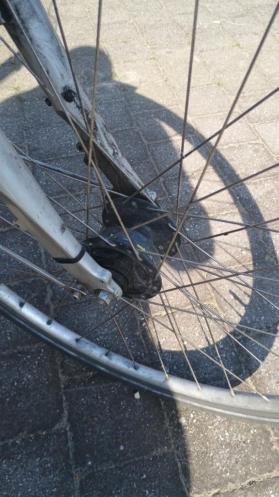 DamesfietsThompson, Gebruikt, Velgrem, Versnellingen, Minder dan 47 cm