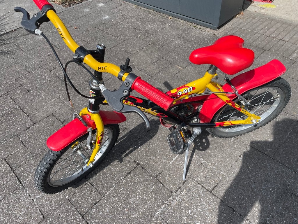 Stoere Bottecchia MBM 16 inch kinderfiets, Ophalen, Gebruikt, Trommelrem, 16 tot 20 inch