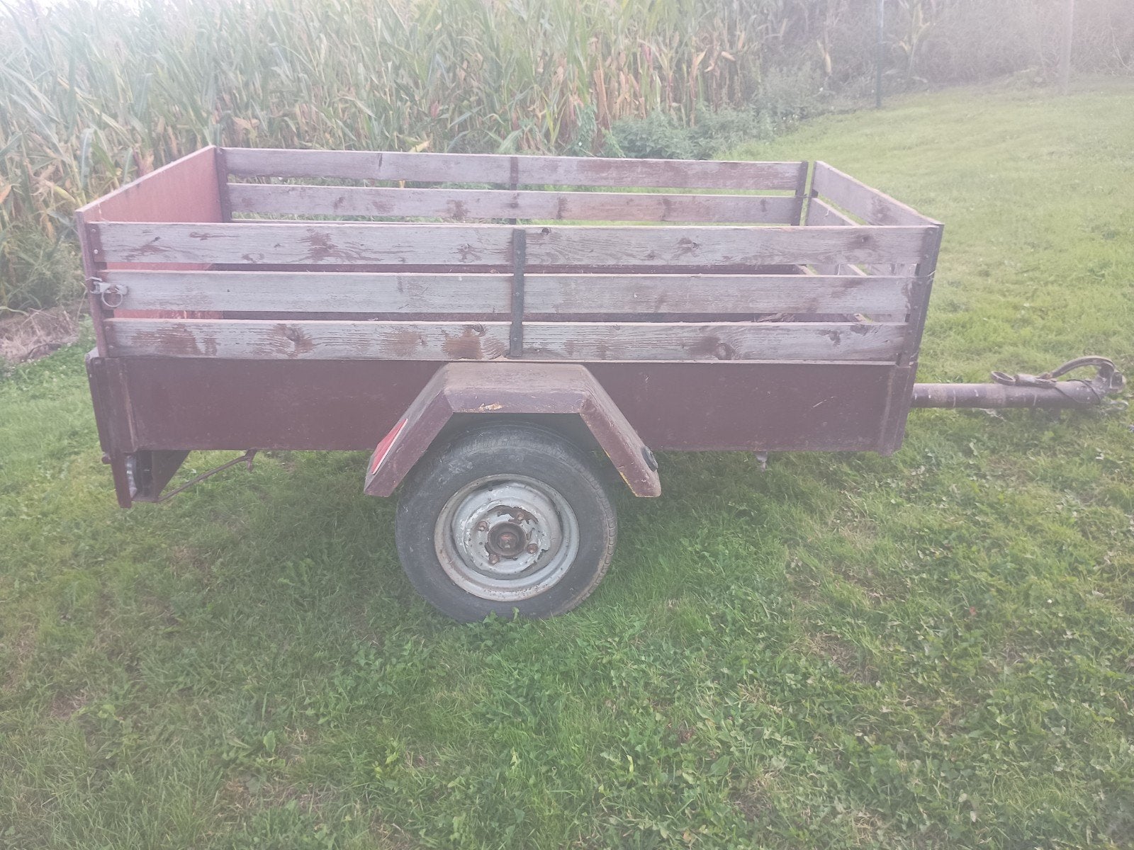 Nette aanhangwagen, remorque met gratis transport net, Enlèvement, Utilisé