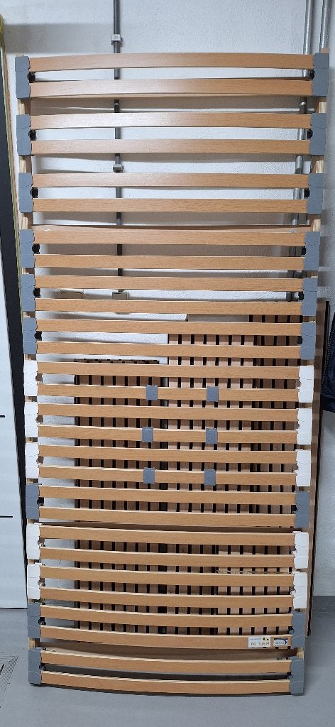 Sommier 1 personne en bois, Maison & Meubles, Chambre à coucher | Matelas & Sommiers, 90 cm, Une personne, Enlèvement, Utilisé