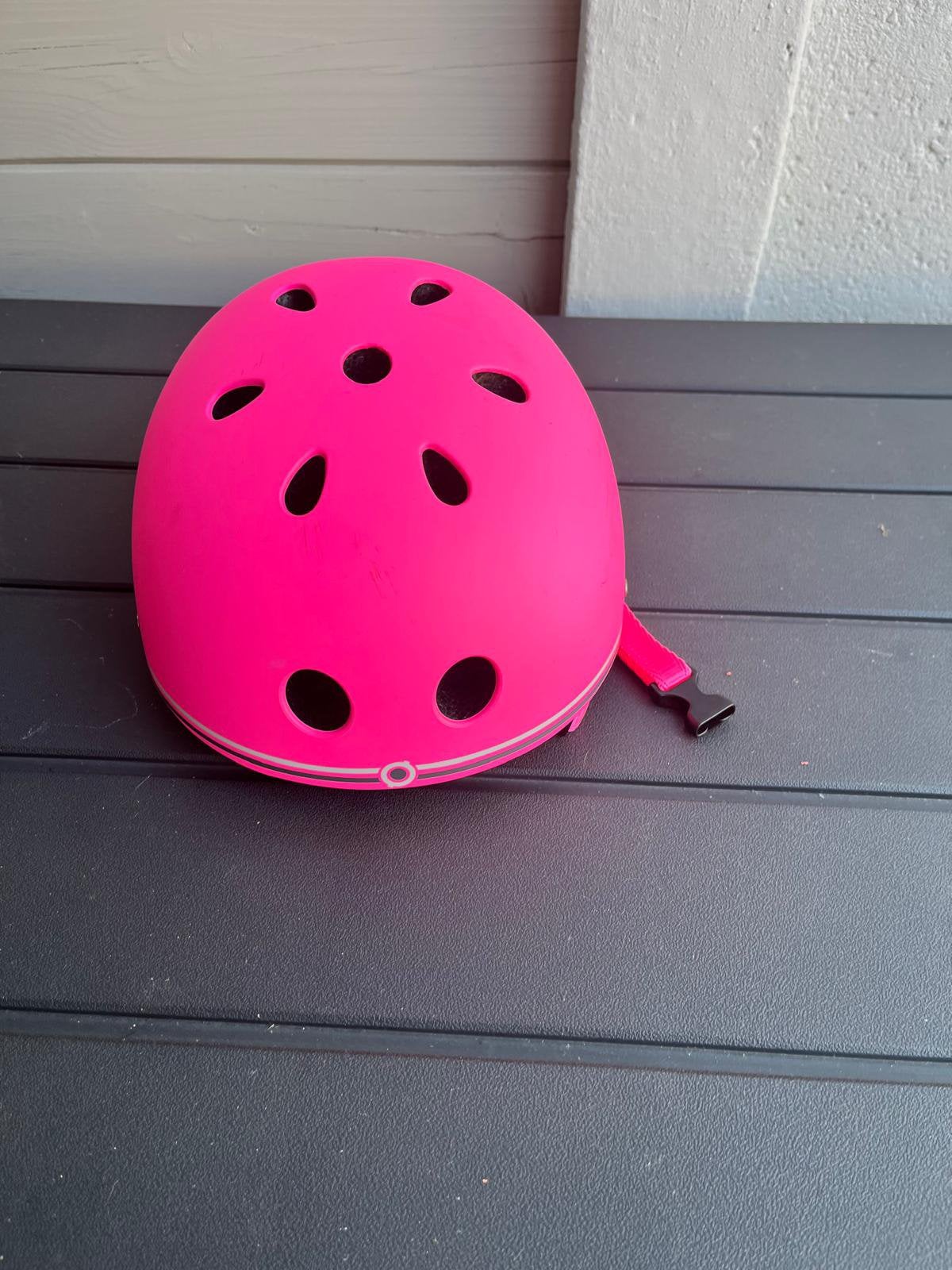 Roze helm van Globber (maat 48-51cm), Ophalen, Zo goed als nieuw