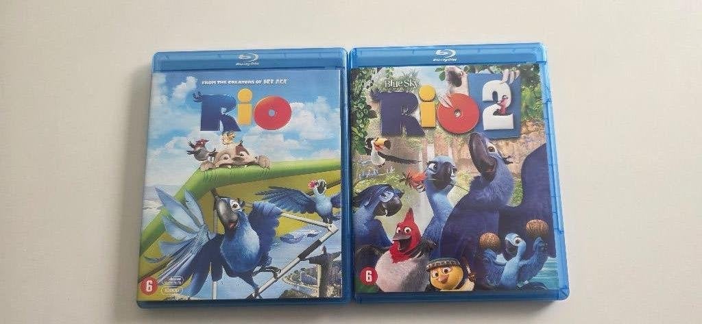 BR - Rio 1+2 (Vlaams gesproken), CD & DVD, Enlèvement ou Envoi, Dessins animés et Film d'animation, Néerlandais, Néerlandais