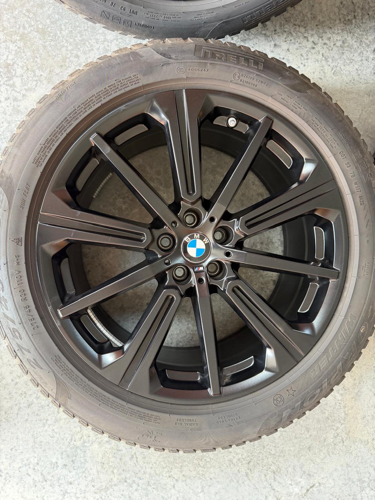 Originele winterset BMW X5 20 inch., Ophalen, 20 inch, Winterbanden, Band(en)