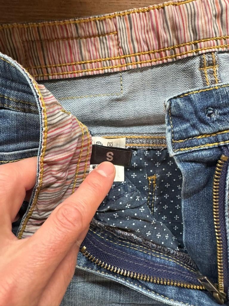 moto broek - jeans voor dames - maat S, Motoren, Kleding | Motorkleding, Ophalen, GF motorwear, Broek | textiel, Dames