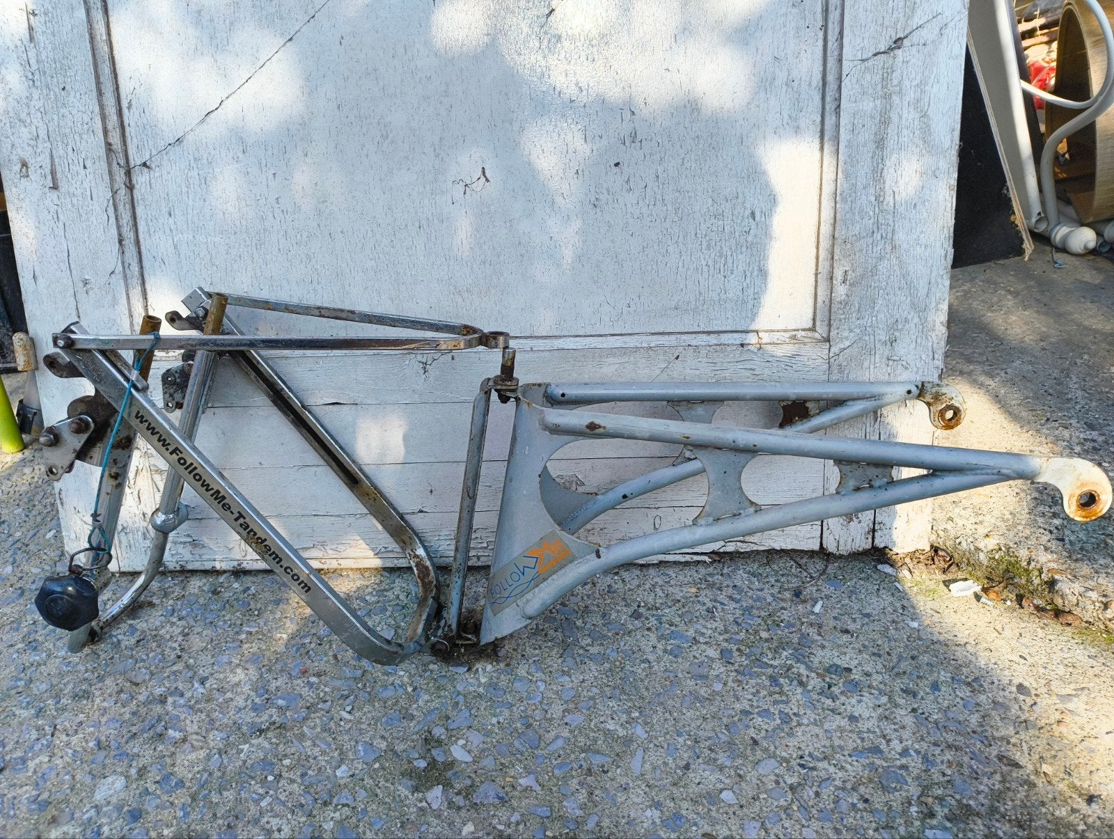Follow me tandem systeem aanhangfiets, Ophalen, Gebruikt, Opvouwbaar, Aanhangfiets