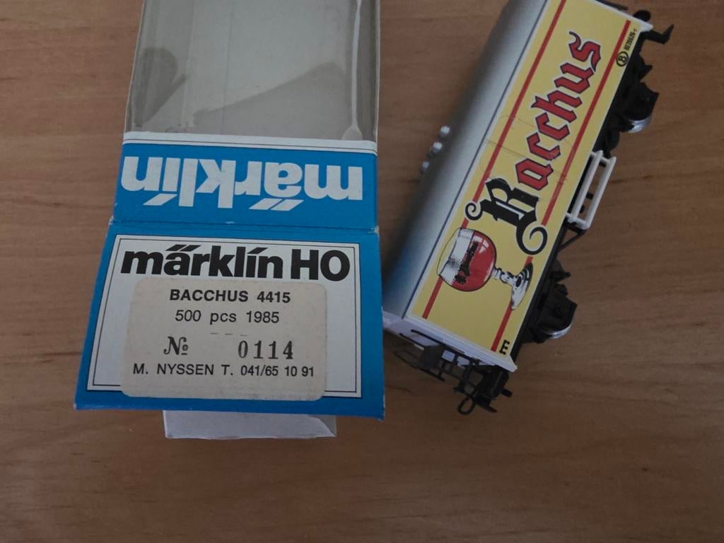Marklin HO Bierwagon Bacchus - Beperkte oplage nr 114, Verzenden