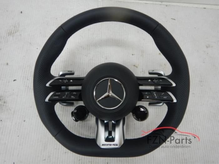 Mercedes-Benz C63 E63 W206 W213 AMG Stuur Leer MF+F1+Airbag, Enlèvement ou Envoi, Utilisé