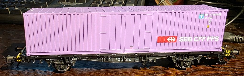 3558. Wagon porte-container des CFF/SBB H0 Märklin., Hobby & Loisirs créatifs, Enlèvement ou Envoi, Neuf, Wagon, Märklin