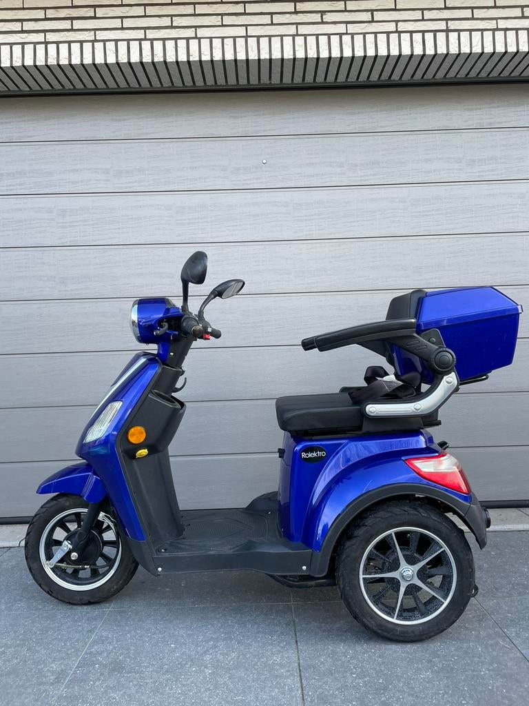 Scootmobiel 25km/h Rolektro e-trike voiturette électrique, Enlèvement ou Envoi, Pliant, Comme neuf, Fauteuil roulant électrique