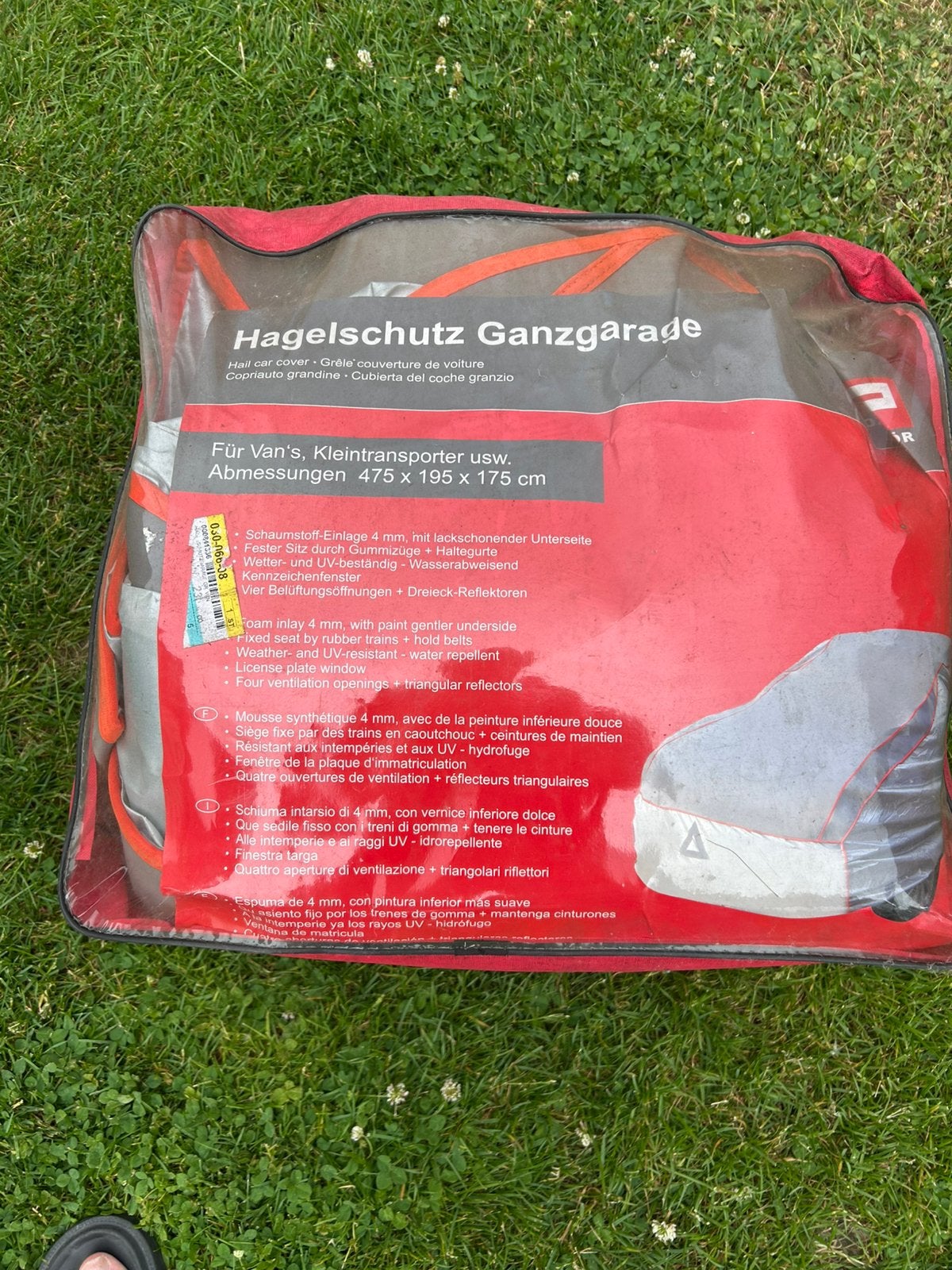 Hagel beschermhoes, Ophalen, Zo goed als nieuw
