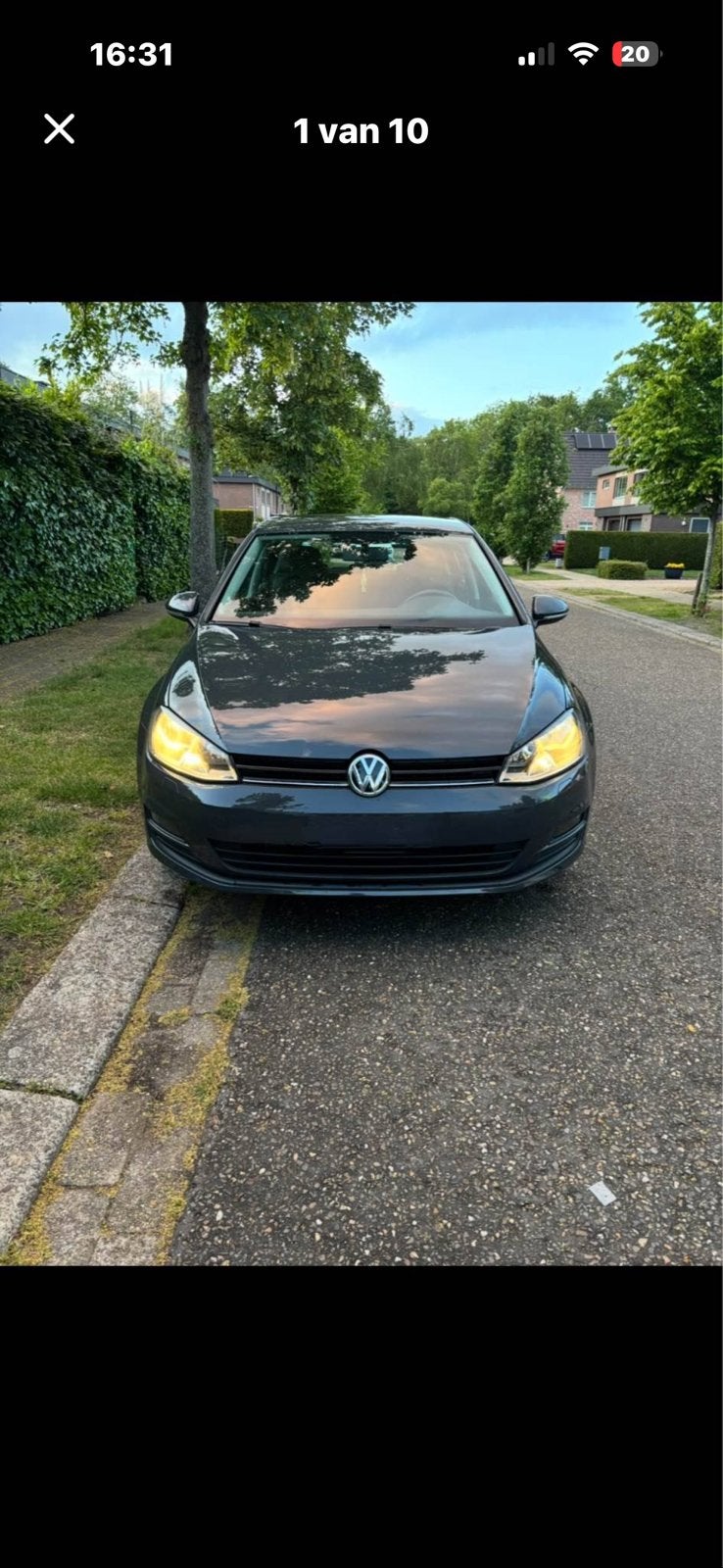 Volkswagen Golf 7 1.2 TSI BlueMotion 2016 Gris Urano, Autos, Volkswagen, Achat, Boîte manuelle, Essence, Golf