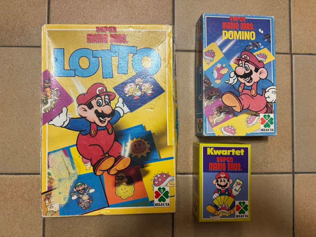 3 vintage Super Mario bros spellen, Ophalen of Verzenden