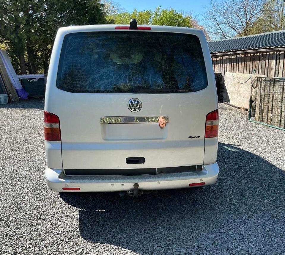 Vw Transporter 2.5 174 pk, Auto's, Bestelwagens en Lichte vracht, Stof, Volkswagen, Euro 4, Zilver of Grijs