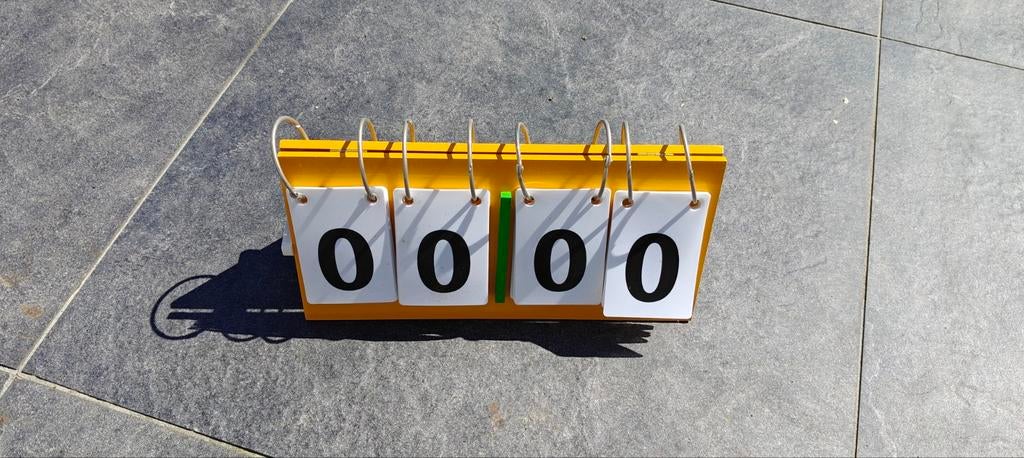 Houten scorebord, Enlèvement