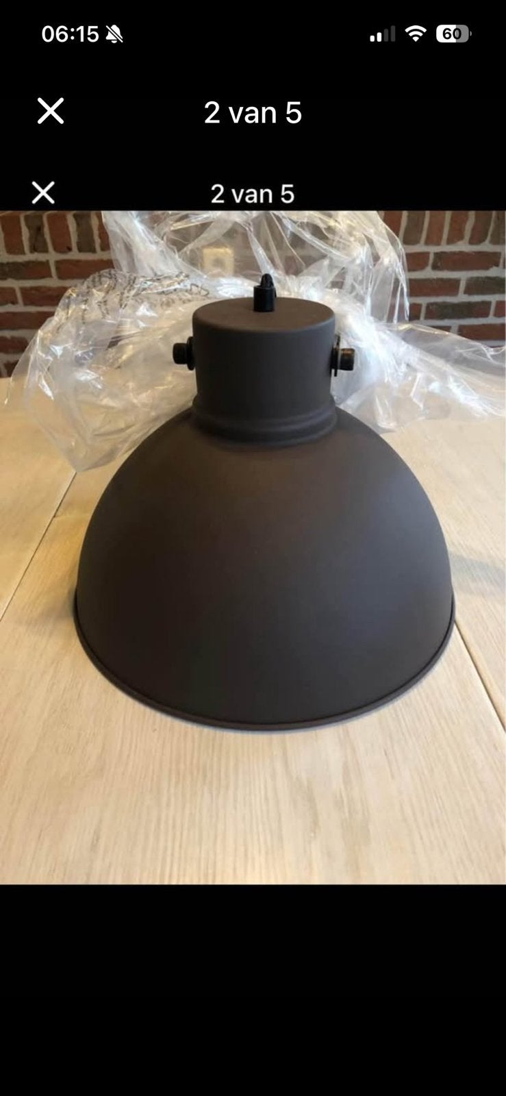 Kandelijke plafondlamp, Maison & Meubles, Lampes | Suspensions, Enlèvement ou Envoi, Neuf, Métal, Landelijk