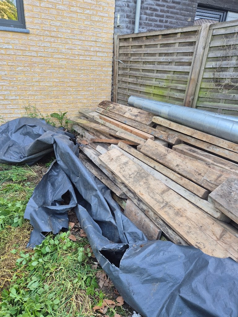 Construction, Enlèvement, Utilisé, Hêtre
