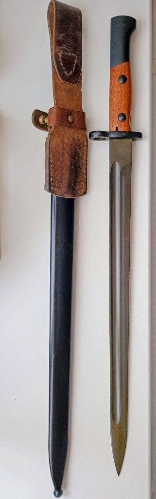 Bajonet, Belgisch model 1924 export., Verzamelen, Ophalen of Verzenden, Landmacht, Overige typen