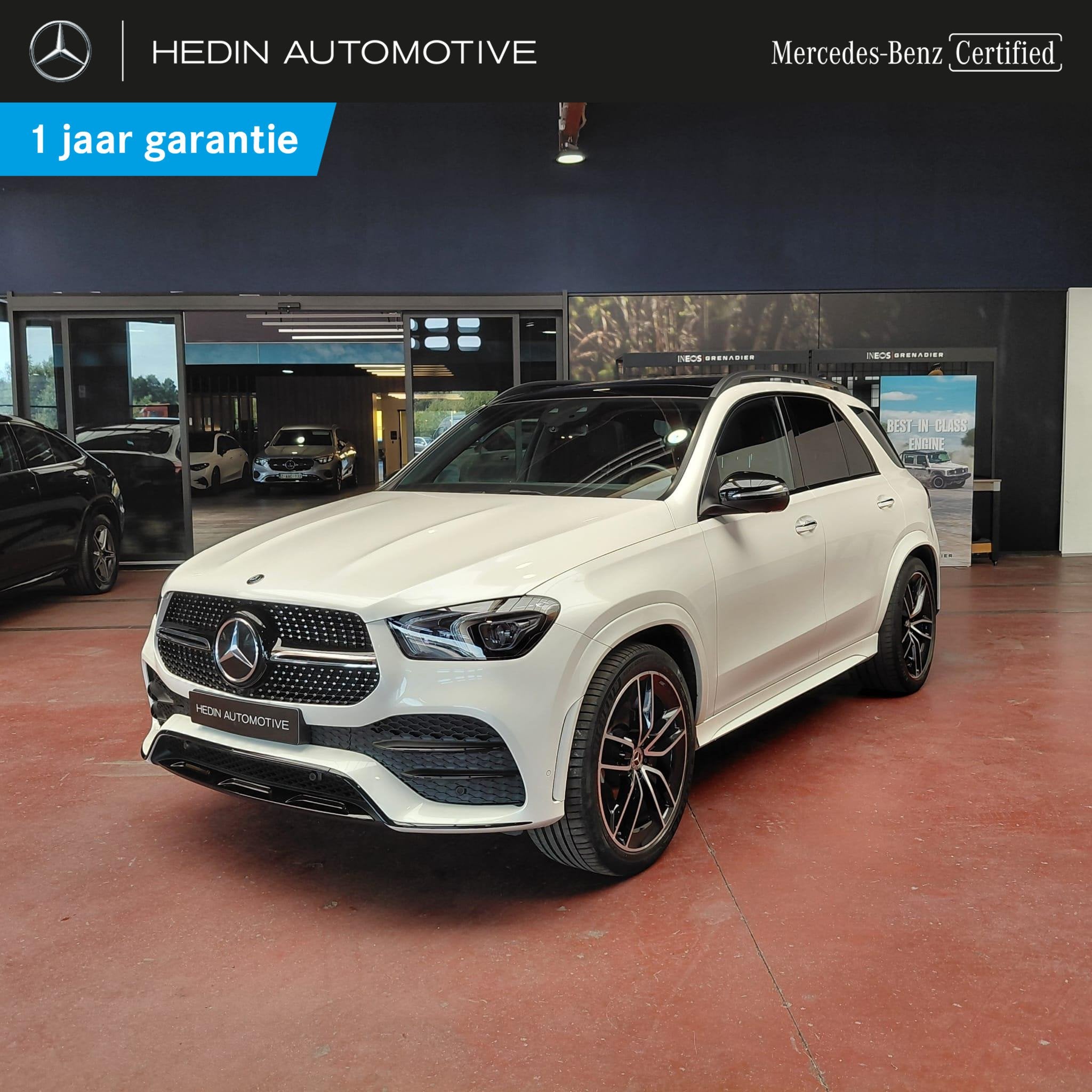 Mercedes-Benz GLE-klasse 300 d 4MATIC SUV AMG Line | Panoram, Auto's, Automaat, 4 cilinders, 2065 kg, Wit