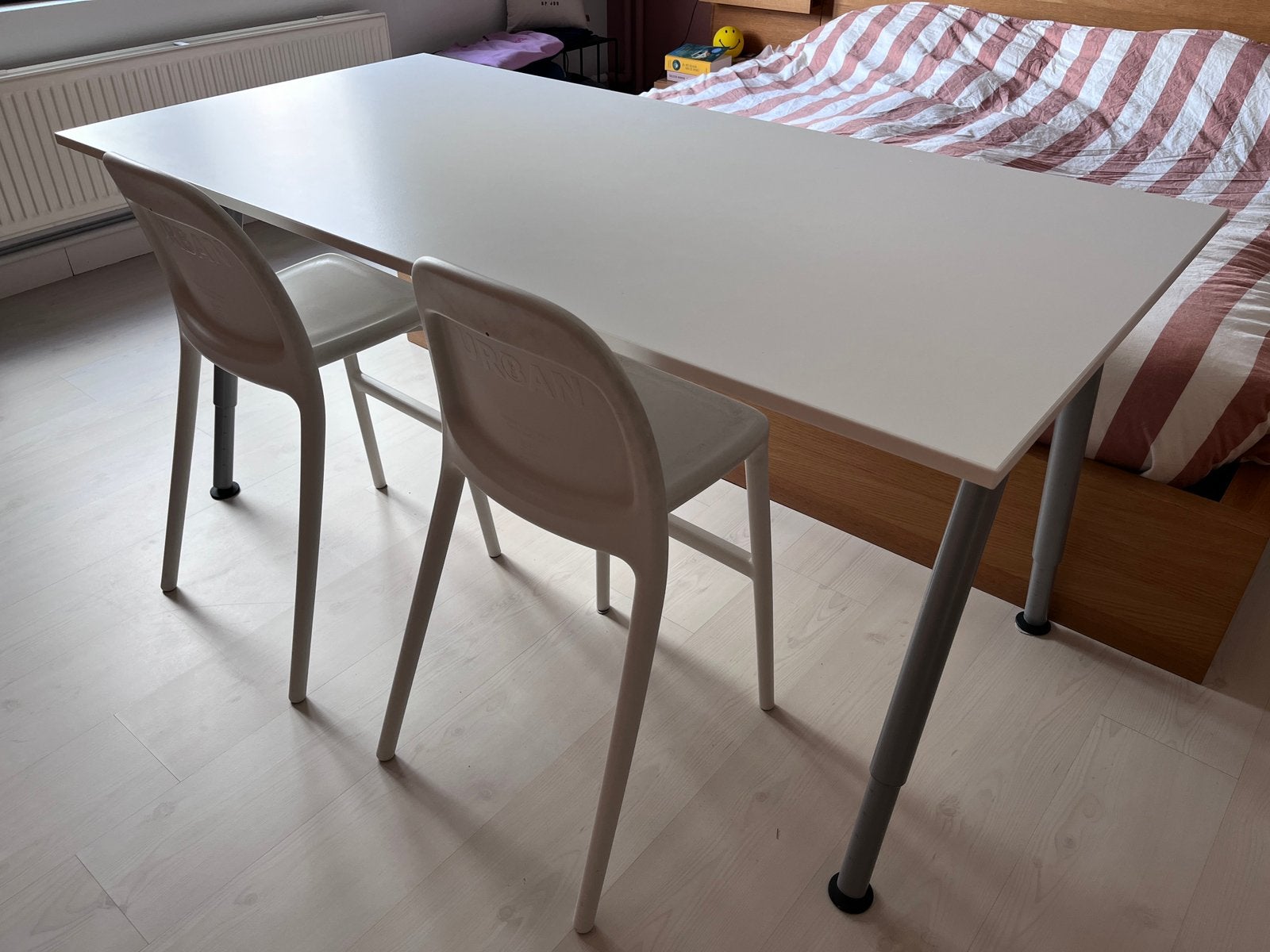 Ikea Galant bureau wit 160x80cm, Ophalen, Zo goed als nieuw, IKEA, Wit