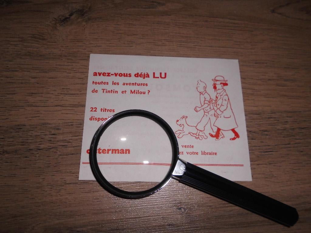 ticket de tombola ecole - pub biscuit LU bd tintin et milou, Enlèvement ou Envoi, Tintin