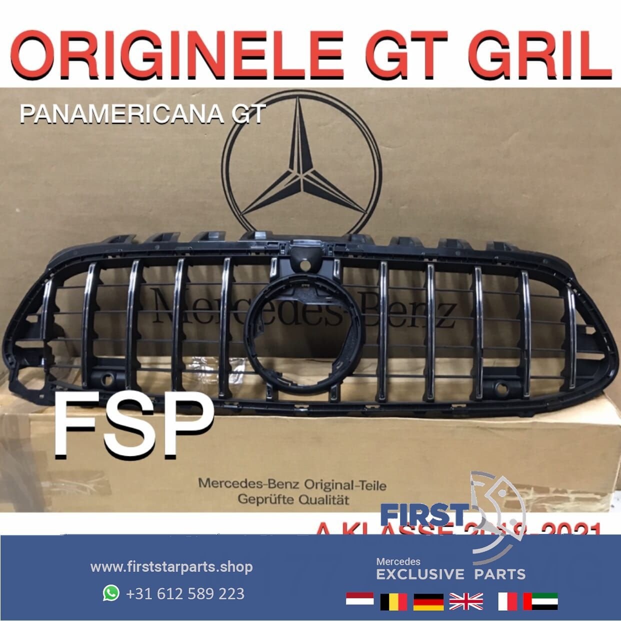W177 A45 AMG PANAMERICANA GT GRIL ORIGINEEL Mercedes A KLASS, -, -, -