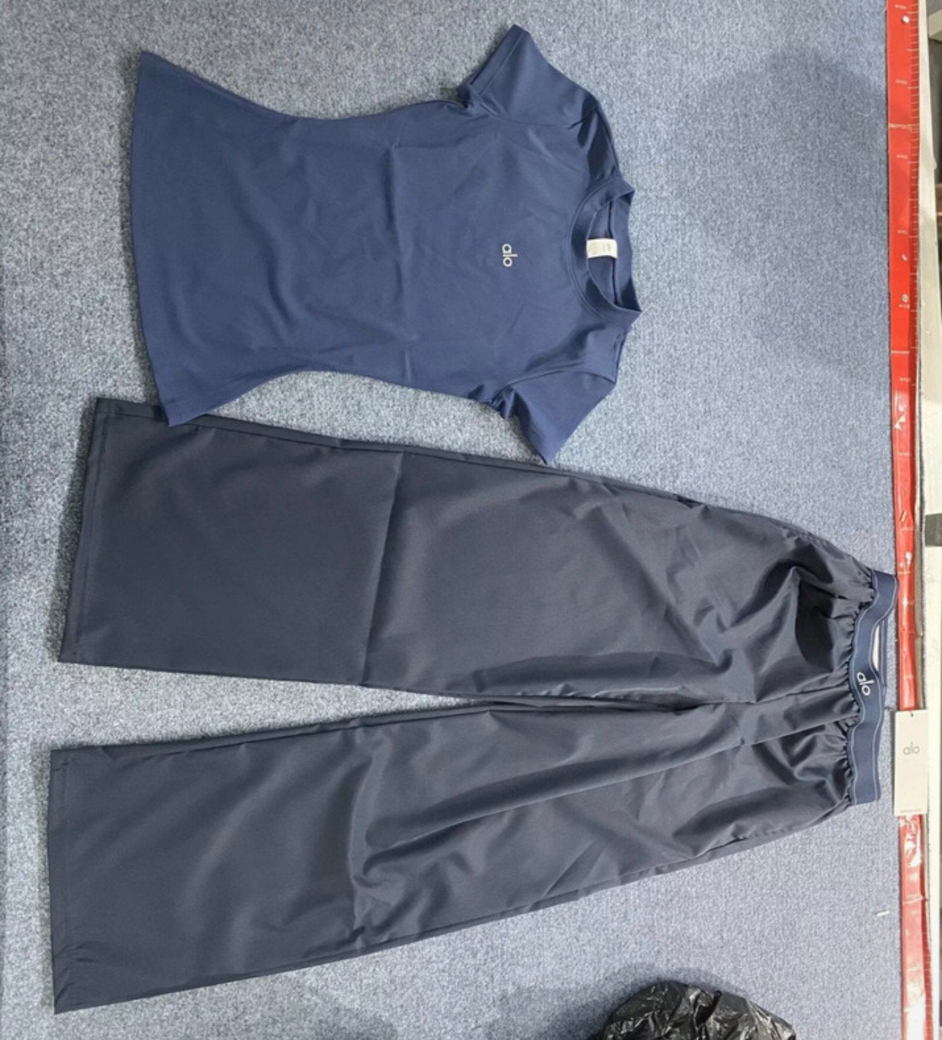 Alo bleu set, Kleding | Dames, Sportkleding, Ophalen of Verzenden, Nieuw, Maat 36 (S), Blauw
