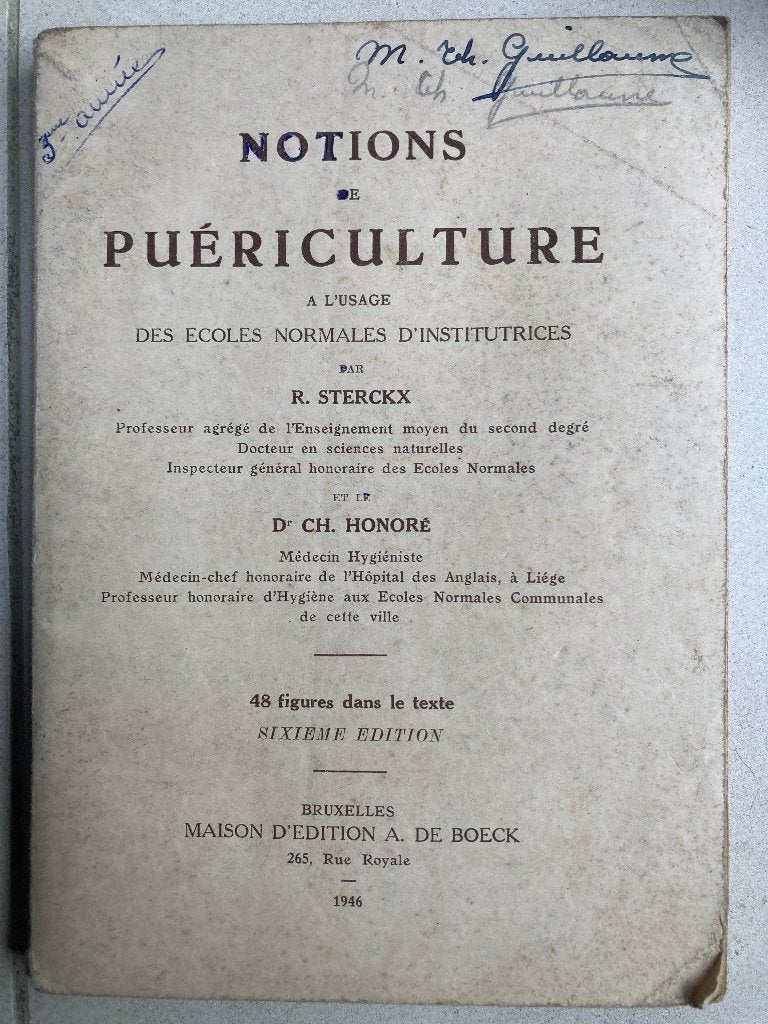 Notions de puériculture, Gelezen, Overige vakken, ASO, Ophalen of Verzenden