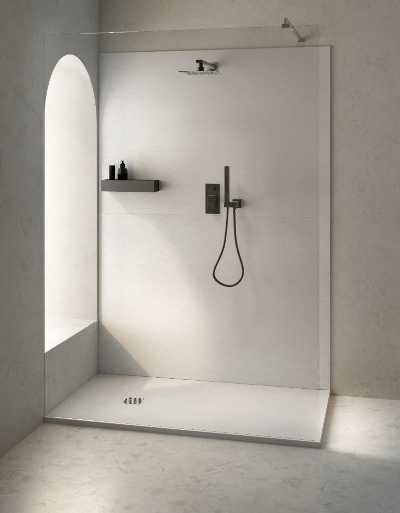 PAROI DOUCHE ITALIENNE -1200X2000MM CHROME VERRE CLAIR 8MM, Enlèvement, Neuf, Autres types