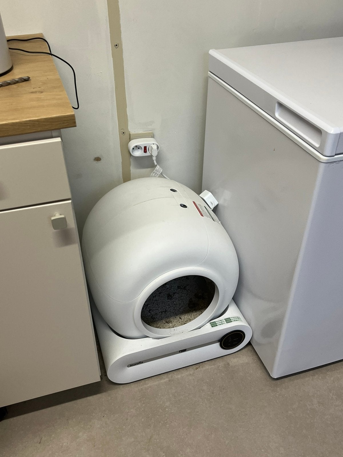 Automatische kattenbak, Dieren en Toebehoren, Ophalen, Zelfreinigend, Zo goed als nieuw, Open