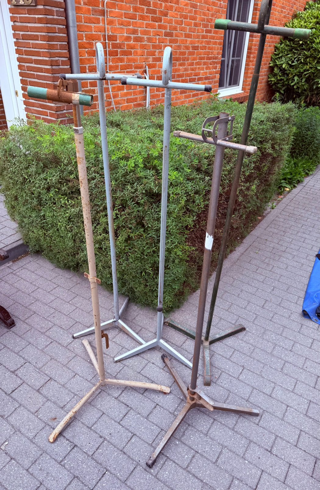 Antiek schoolkaart landkaart houder hanger staander vintage, Antiek en Kunst, Antiek | Schoolplaten, Ophalen