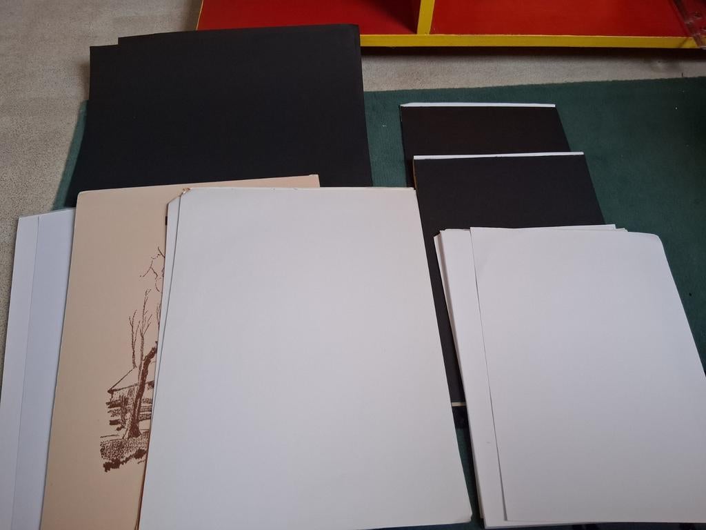 Zwart en wit tekenpapier, Hobby en Vrije tijd, Ophalen of Verzenden