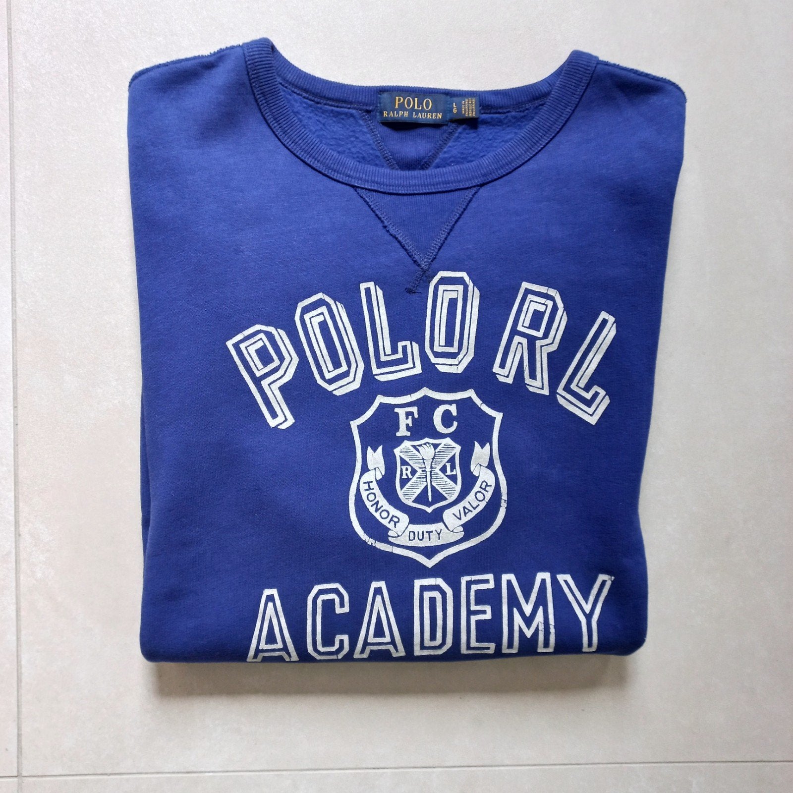 Pull universitaire de style vintage Ralph Lauren taille L, Vêtements | Hommes, Pulls & Vestes, Taille 52/54 (L), Bleu, Envoi