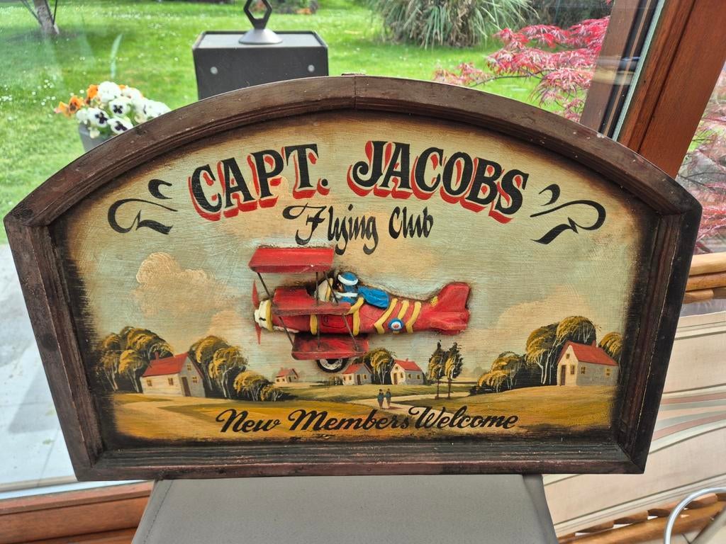 Tableau avec un avion captain Jacobs, Enlèvement ou Envoi