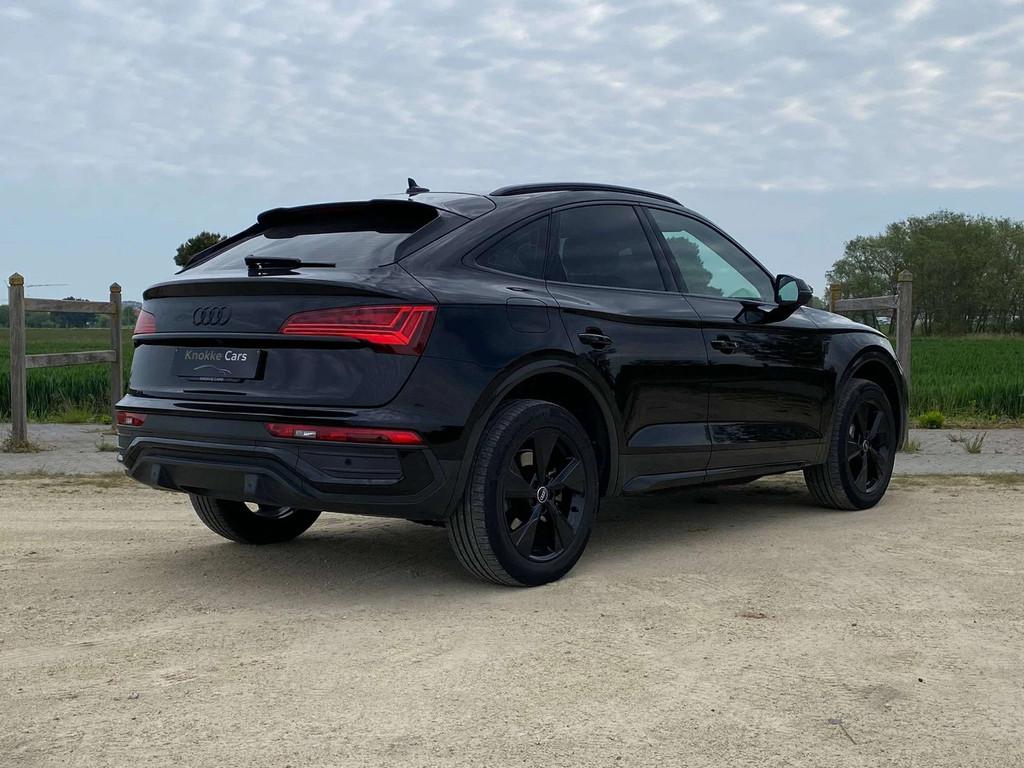 Audi Q5 Sportback/Black Pack/Leder Sportzetels/Parkeerhulp m, Auto's, Audi, Automaat, Gebruikt, 4 cilinders, Q5