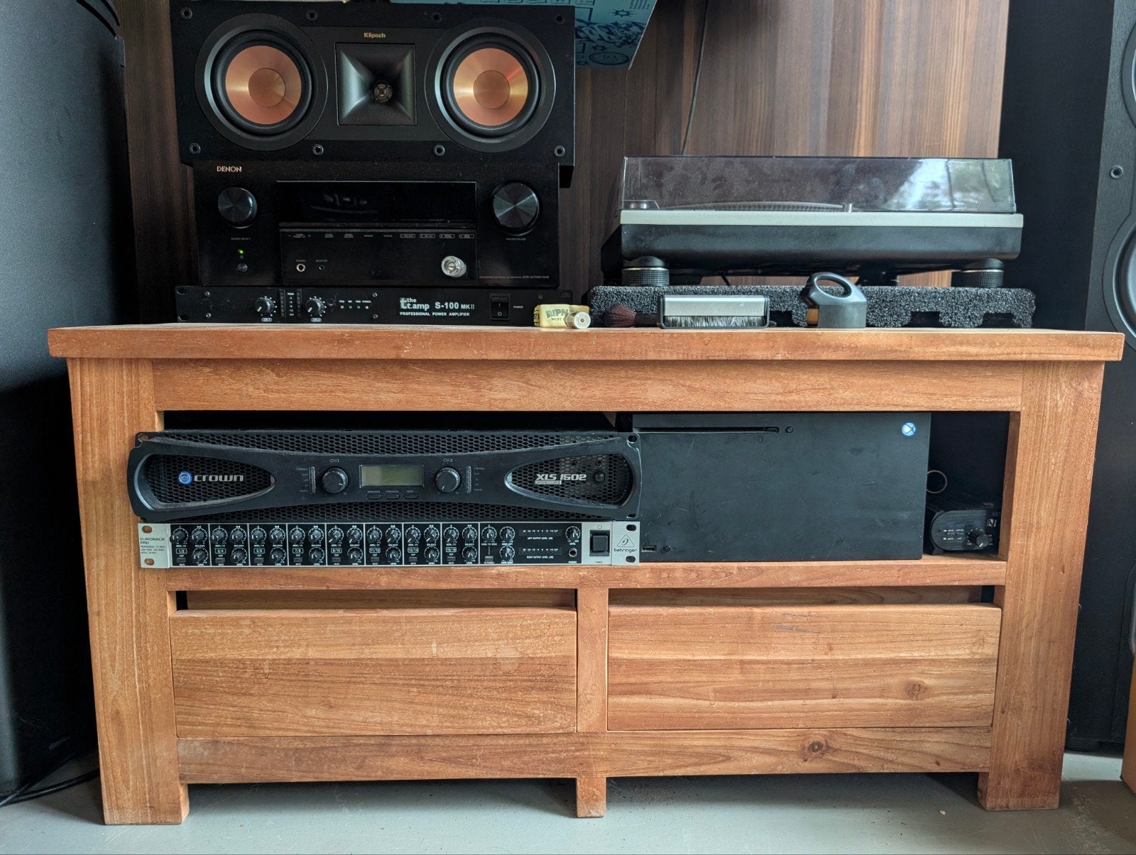 tv kast teak hout, Huis en Inrichting, Ophalen