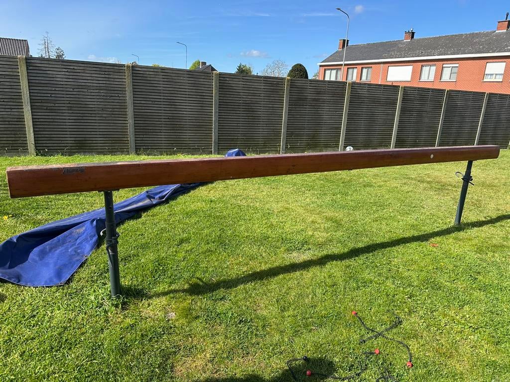 Turnbalk 5m janssen fritsen, Ophalen, Gebruikt, Materiaal